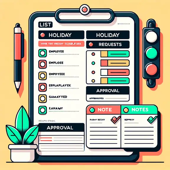 Employee Holiday Schedule Template 07