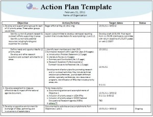 8 Action Plan Templates Excel PDF Formats