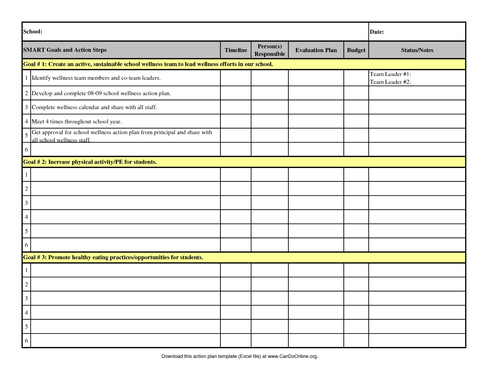 Action Plan Template | aplg planetariums.org