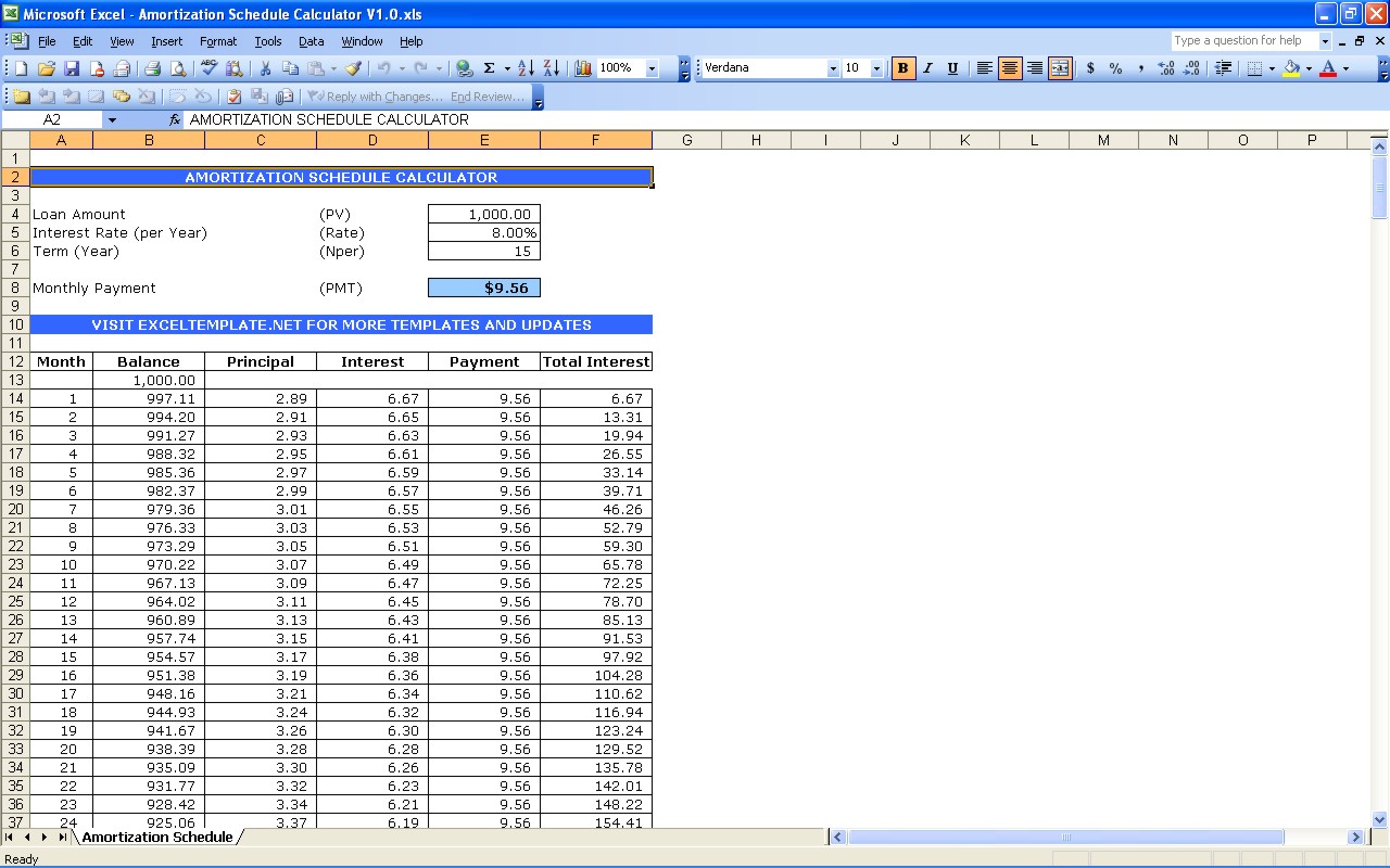 amortization chart excel Londa.britishcollege.co