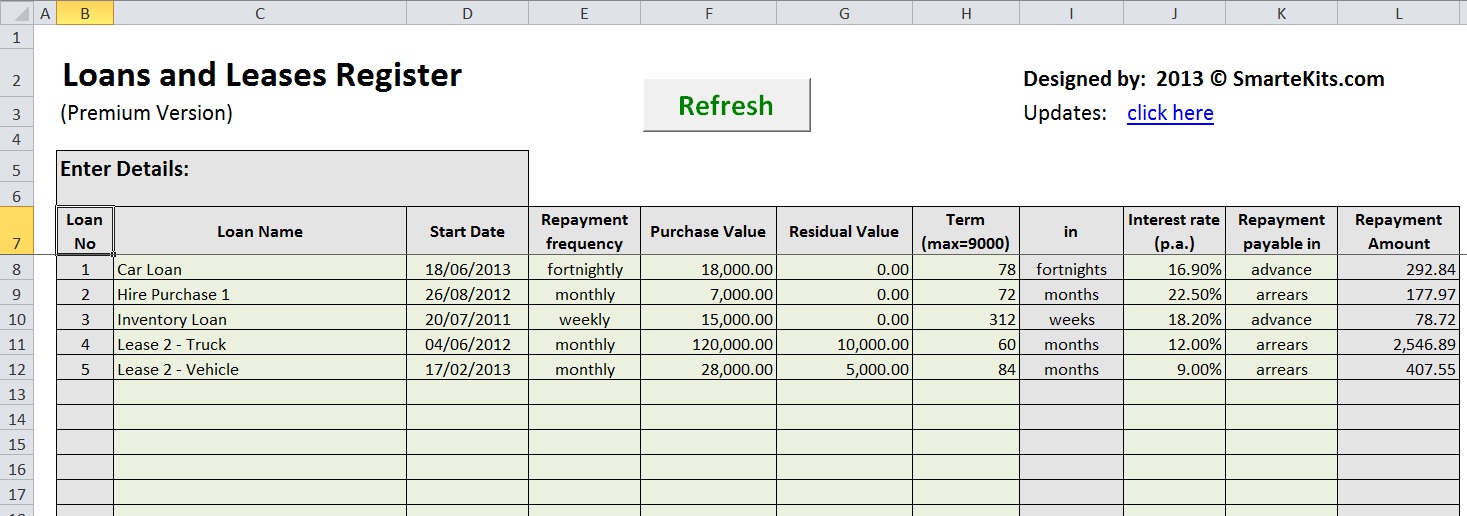 microsoft excel amortization schedule template 28 tables to 