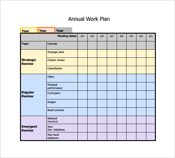 Plan Template. Free Project Plan Template Example For 