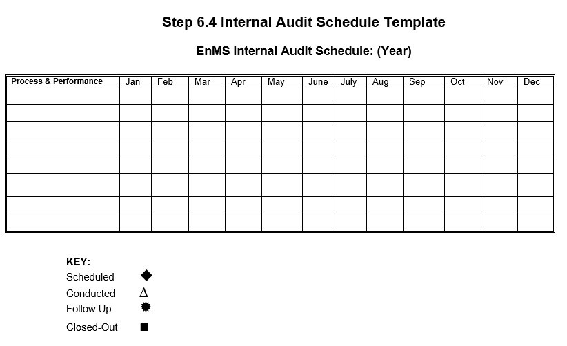 8 Free Sample Audit Schedule Templates Printable Samples