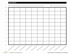 Blank Bar Graph | Bar graphs, Worksheets and Bar