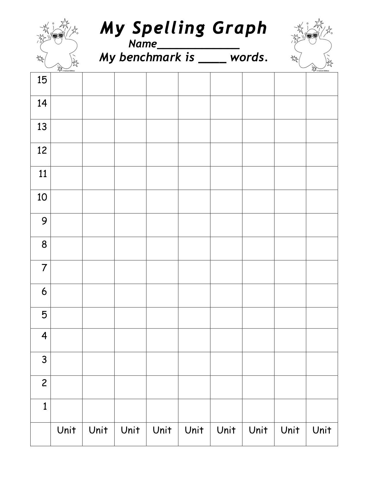 Word #Spelling #Graph #Templates | Teacher's Best Work | Pinterest 