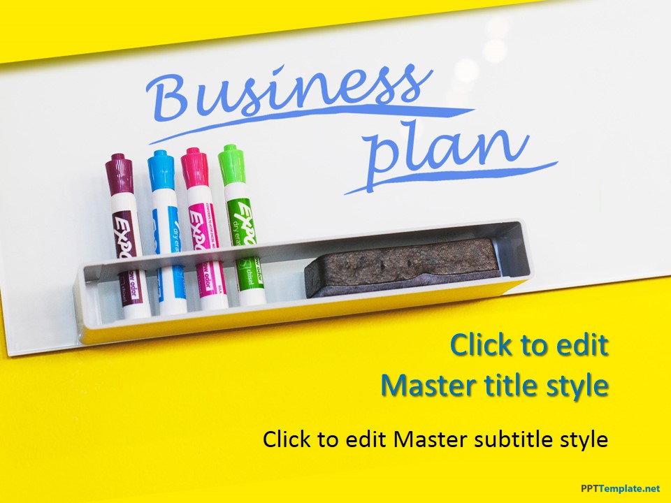 Business Plan Yellow PPT Template