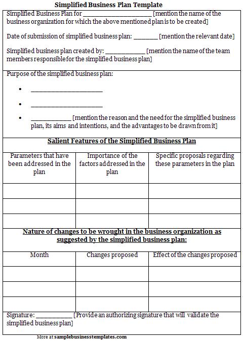 Business Plan Template Free DC Design