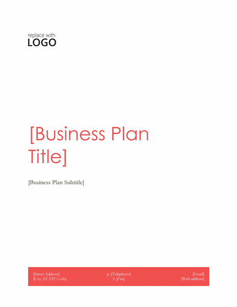 Business Plan Template for NGOs Microsoft Word Templates