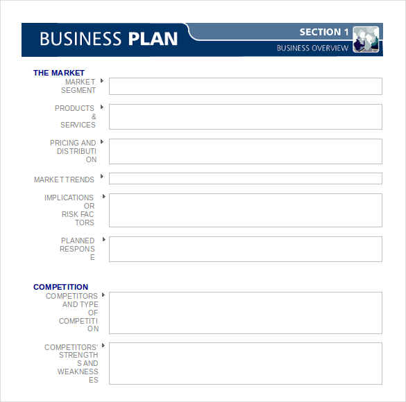 create a business plan template free