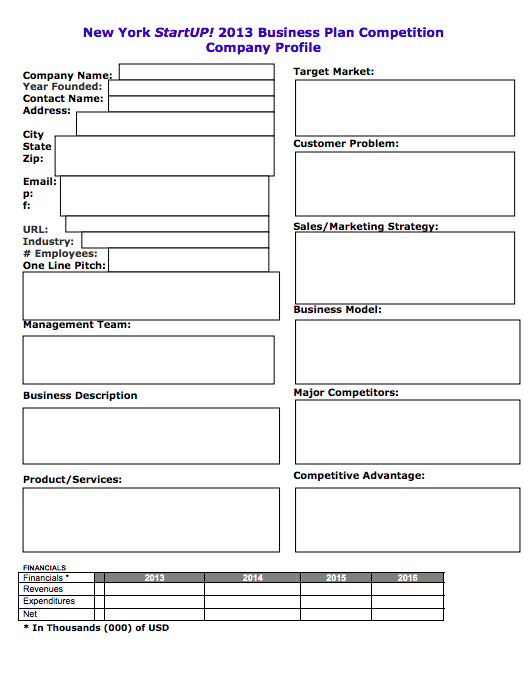 Free Simple Business Plan Template | Top Form Templates | Free 