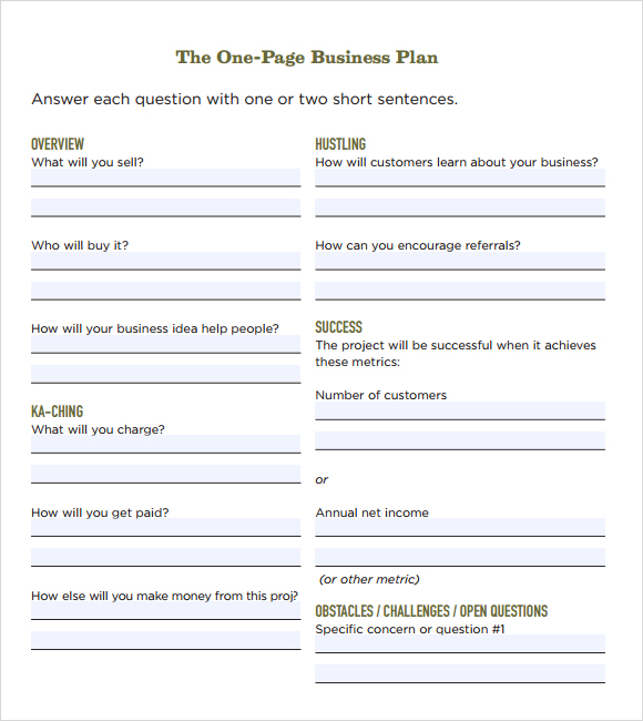 business plan template free word download free business plan 