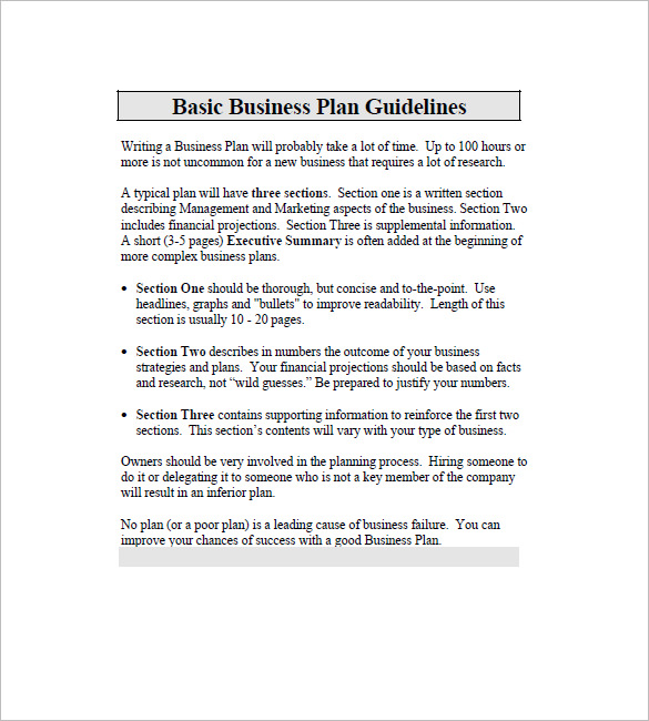 Business Plan Template for Mac 18+ Free Word, Excel, PDF Format 
