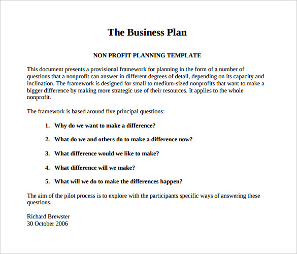 Business Plan Template Pdf Free Business Template – KukkoBlock 