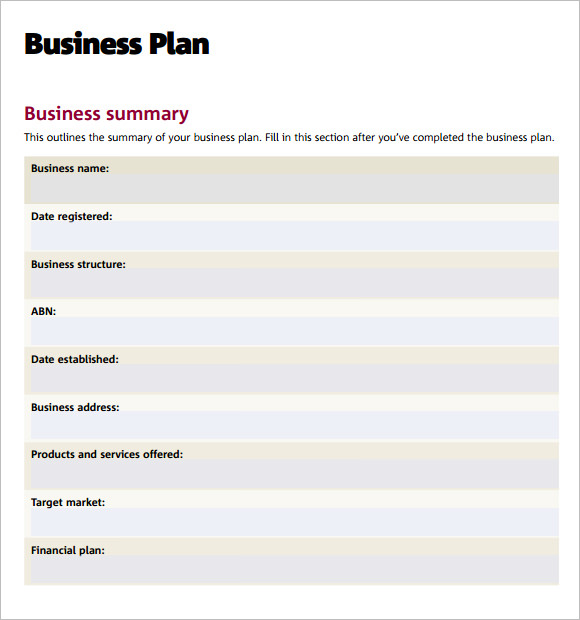 29 Images of Template For Business Plan Pdf | helmettown.com