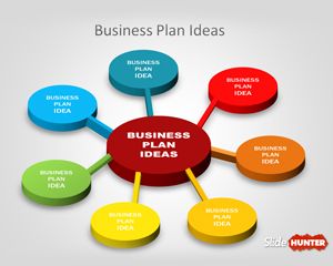 Free 3D Business Plan Diagram Idea for PowerPoint
