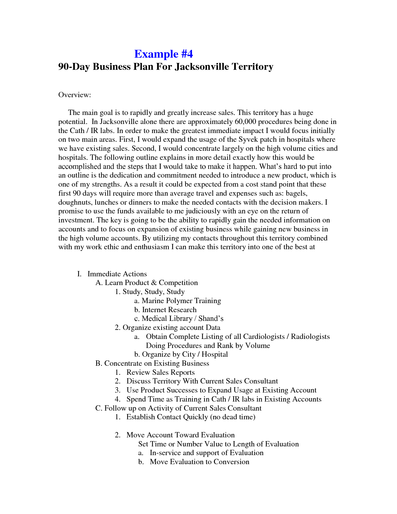 day business plan template free 90 examples sales 5e0t96x4 t 