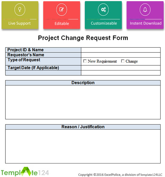 Change Request Template. Sample Change Order Request Template 