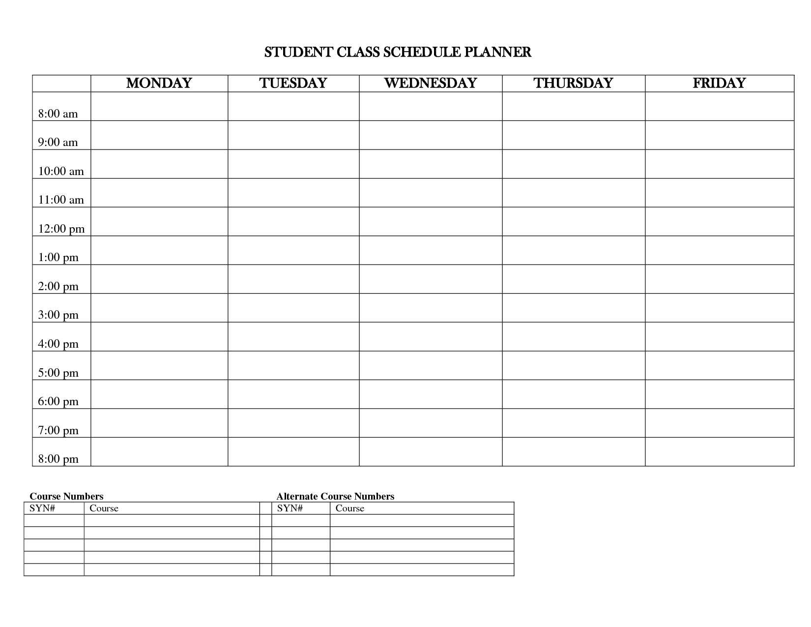 class schedule generator Londa.britishcollege.co