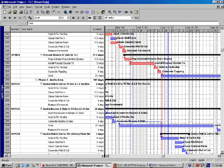 Microsoft Project Construction Schedule Template