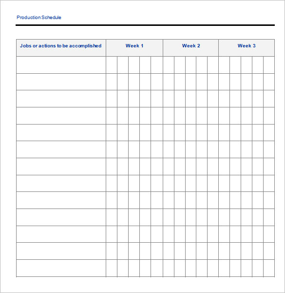 Delivery Schedule Templates Word, Excel PDF, Format 