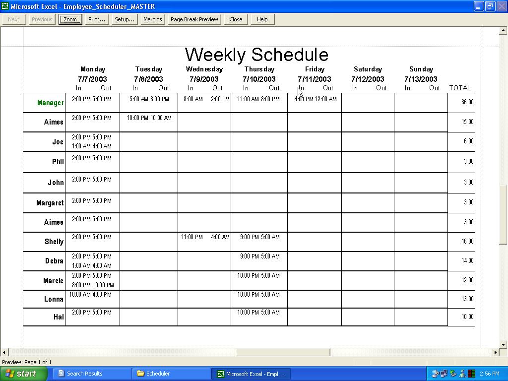 free scheduling template Londa.britishcollege.co