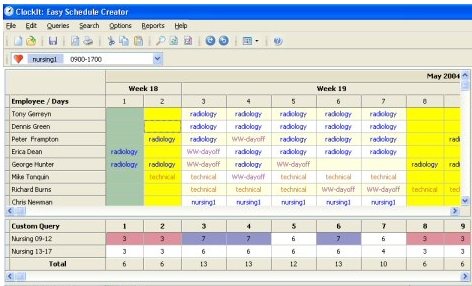 Employee Schedule Template Google Docs – printable schedule template