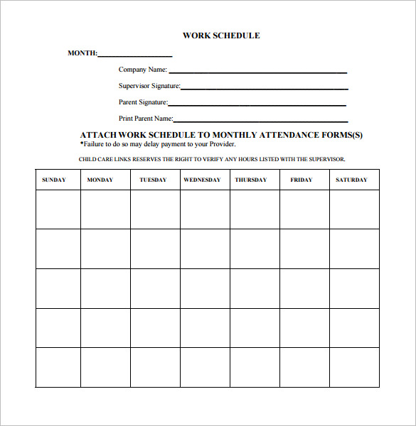 Monthly employee schedule template easy concept monthlsc 2 7 14 