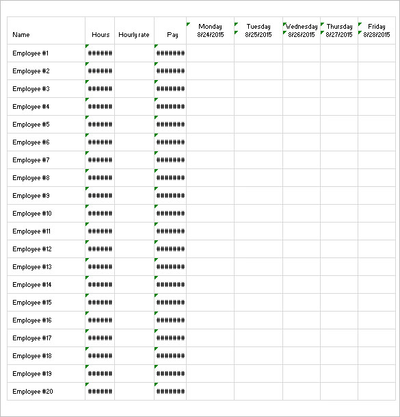 Schedule Template 52+ Free Word, Excel, PDF Format