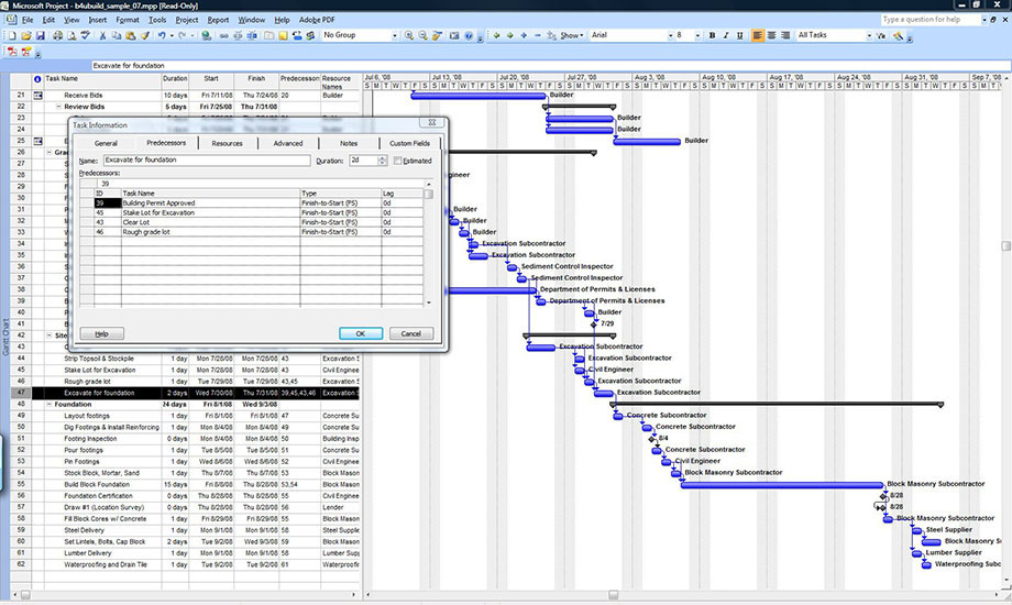 8+ Construction Timeline Templates – Free Excel, PDF Format 
