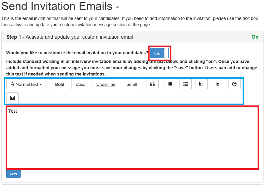 How to Invite a Candidate using an email template Interviewer 