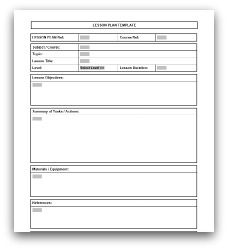 Lesson Plan Templates