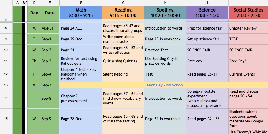 Lesson Plan Template