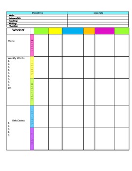 Lesson Plan Template Google Docs by andrea daigle | TpT