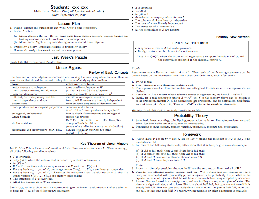 6 Middle School Math Lesson Plan Template Pueee Templatesz234 