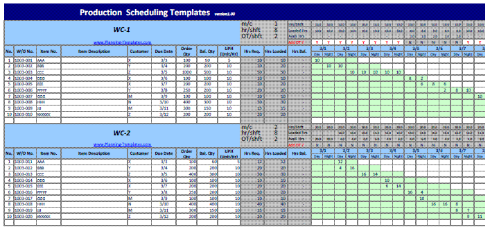 excel production template Londa.britishcollege.co