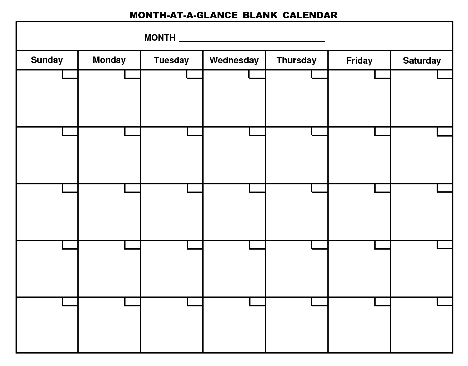 Printable Blank Calendar Template … | Pinteres…
