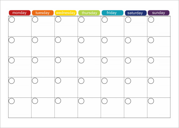 monthly schedule template monthly schedule template 13 free excel 