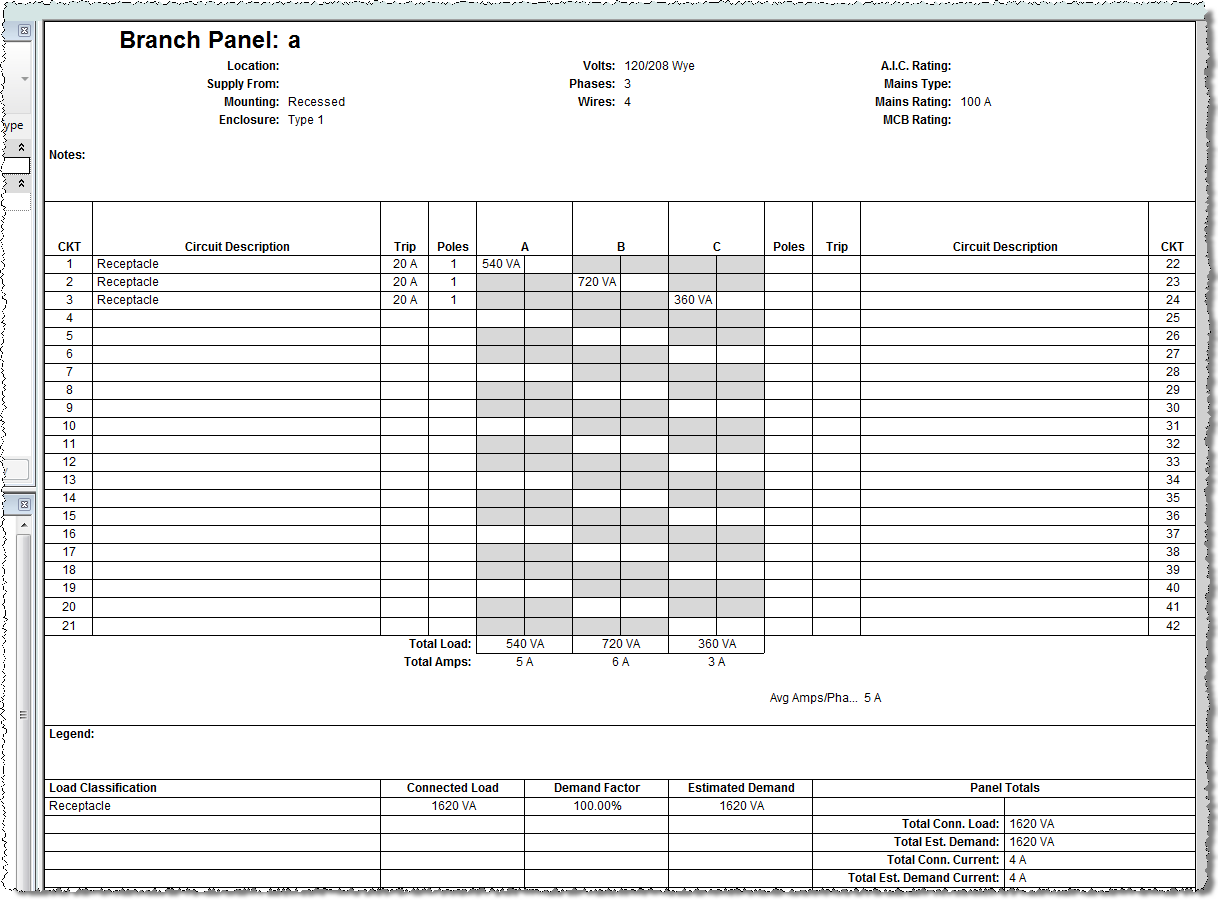 Panel Schedule Template Word Excel