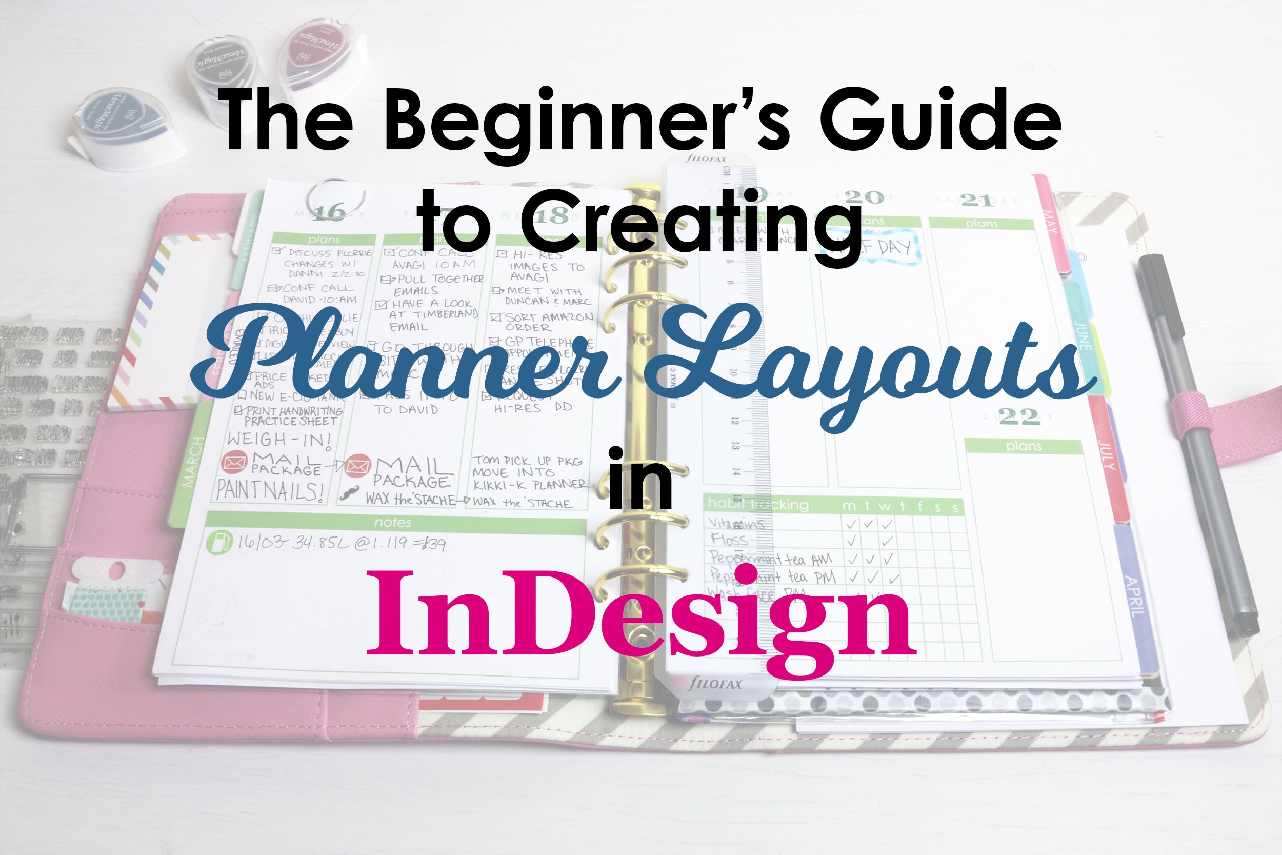 The Beginner's Guide to Creating Planner Pages in InDesign YouTube