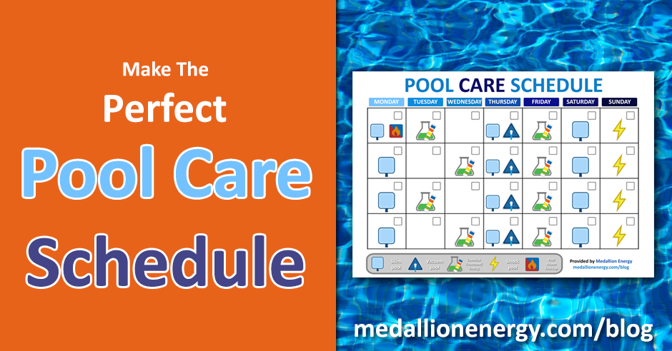 Pool Maintenance Schedule Template
