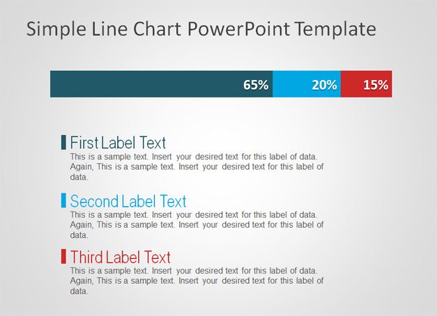 simple powerpoint template free simple line chart powerpoint 