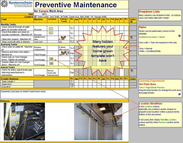 Maintenance Schedule Templates 28+ Free Word, Excel, PDF Format 