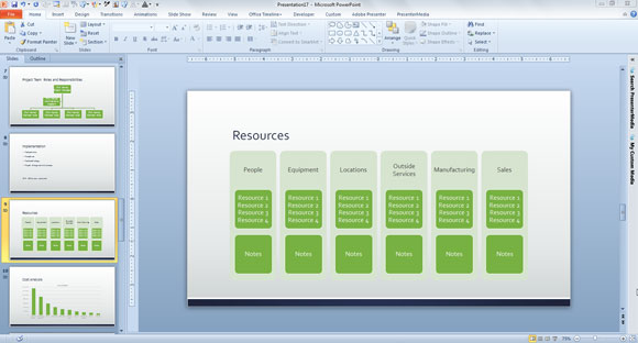 project presentation template free download powerpoint planning 