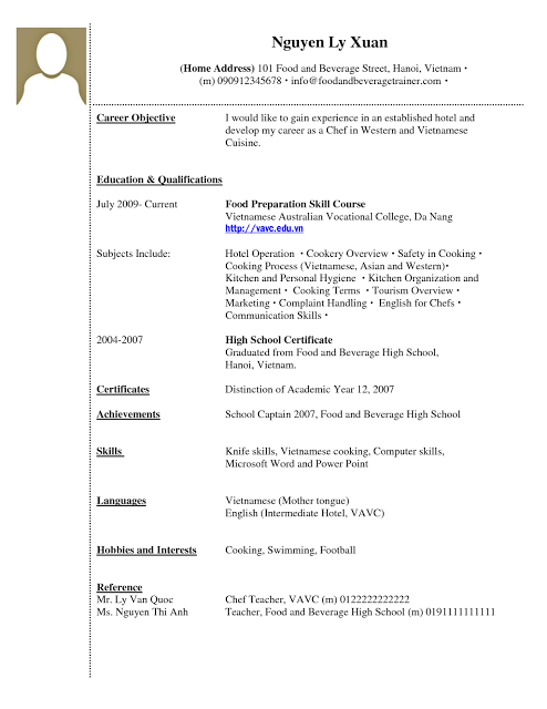 Sample Resume College Student Vintage No Experience Resume Sample 