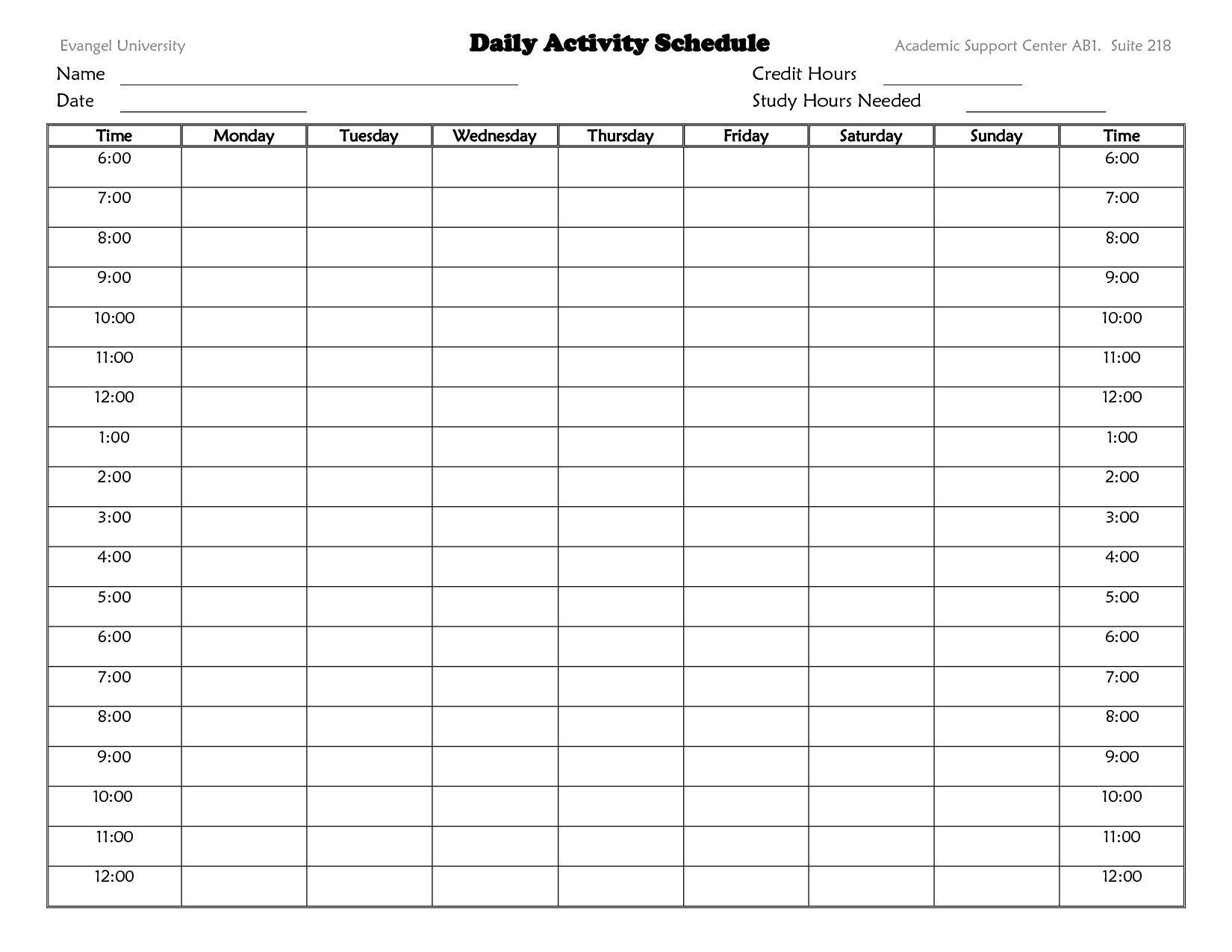 Camp Schedule Templates – 15+ Free Word, Excel, PDF Formt Download 