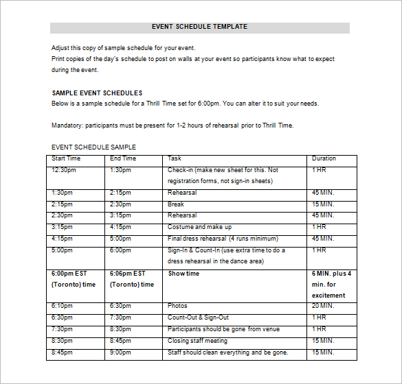 Agenda Template – 24+ Free Word, Excel, PDF Documents Download 