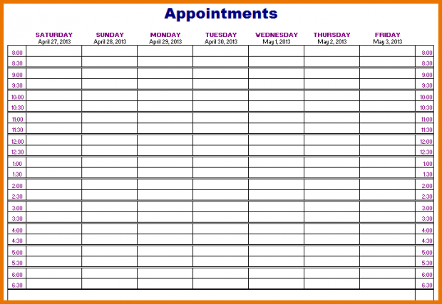 Printable Daily Schedule Template | Daily Planner PDFs | routine 