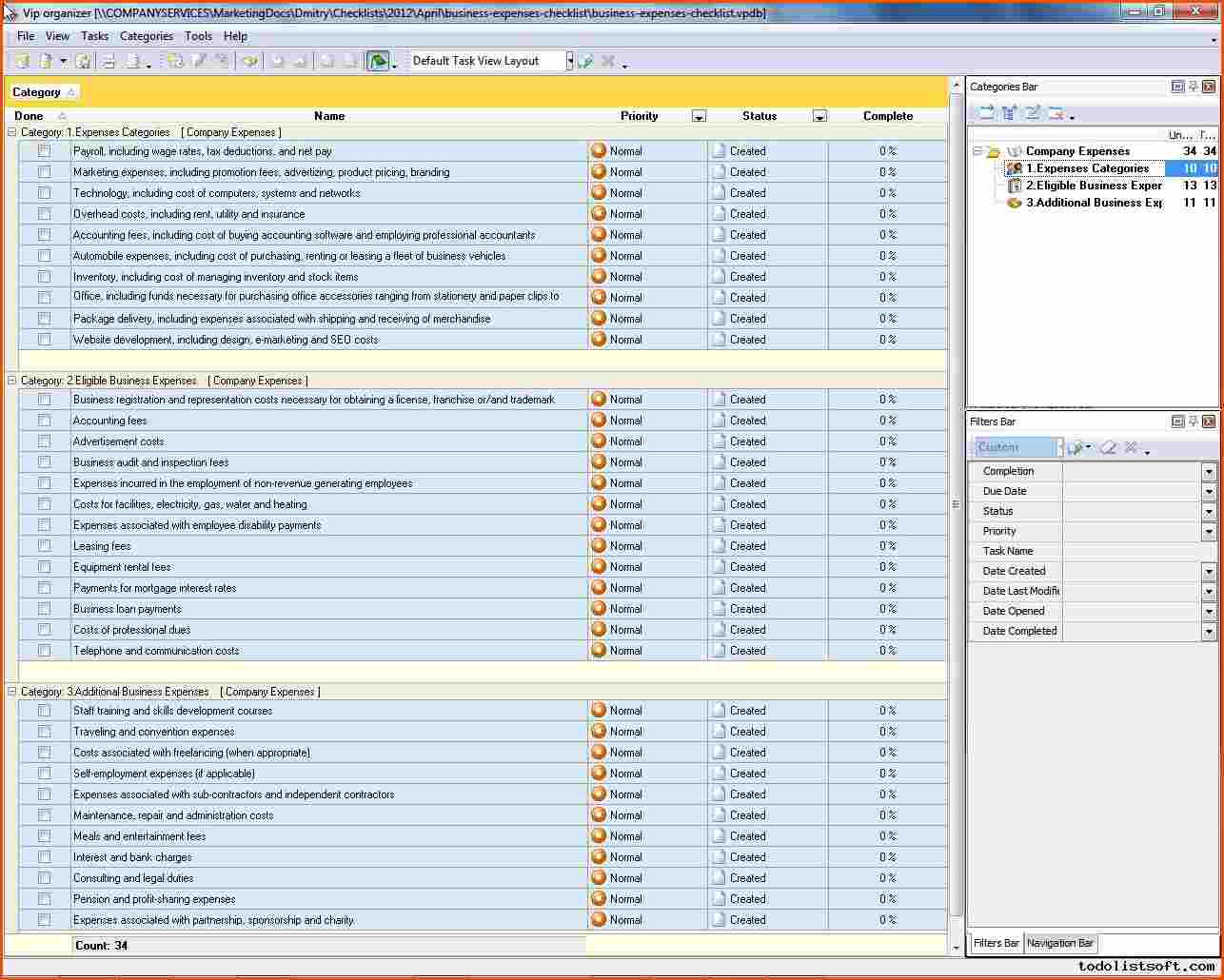 schedule c expense excel template | Teenmoneycentral