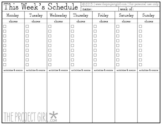 schedule chart template Londa.britishcollege.co