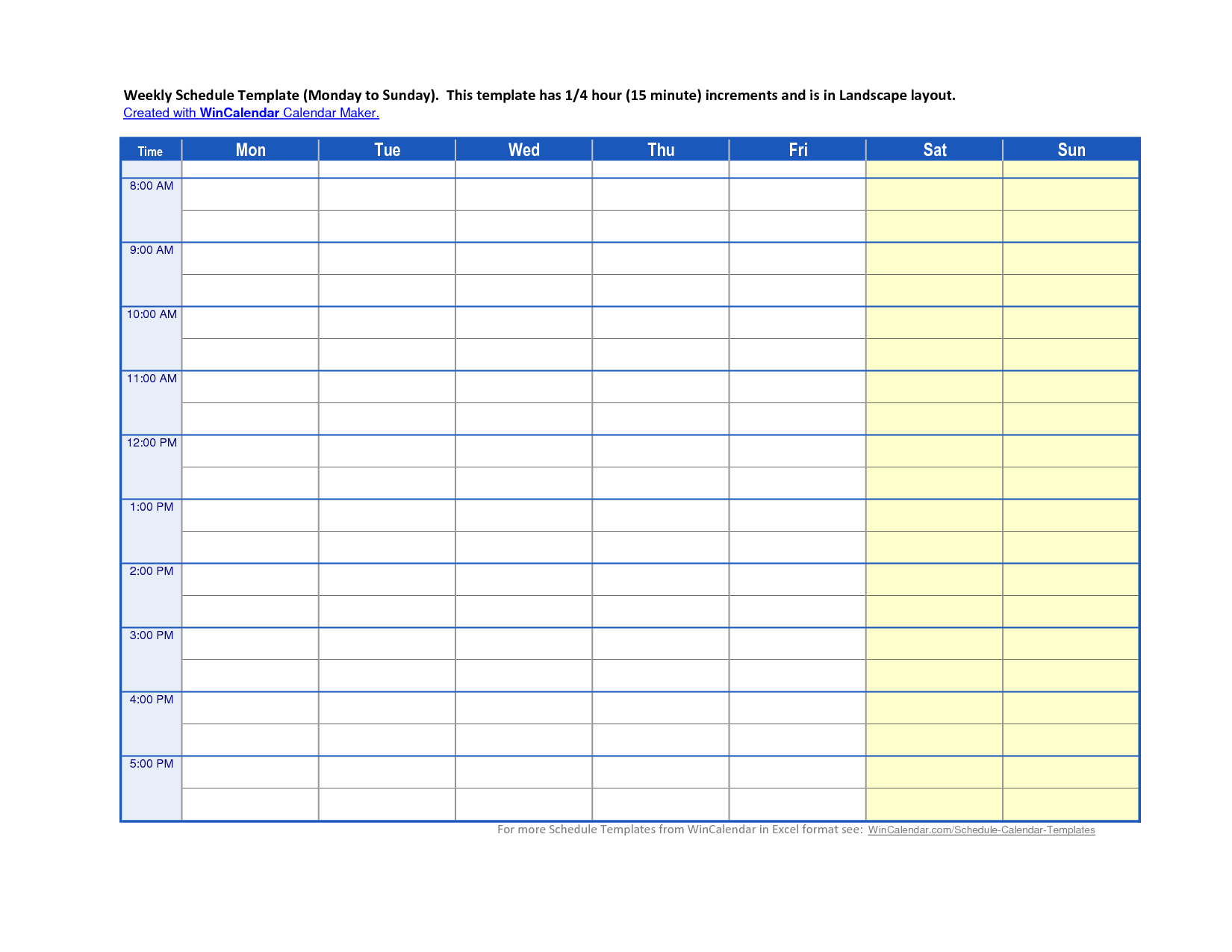 Schedule Maker Template Free - 2024 CALENDAR PRINTABLE